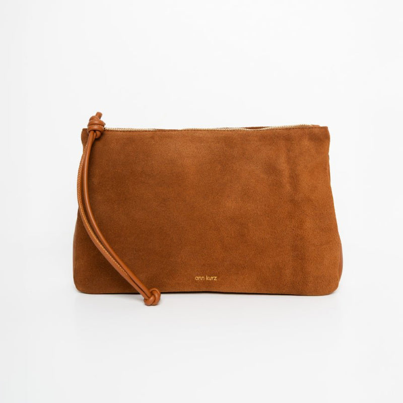 Medium Pouch - Suede Mix Cuero - ann kurz