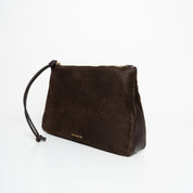 Medium Pouch - Suede Mix Mocha - ann kurz