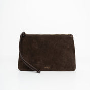 Medium Pouch - Suede Mix Mocha - ann kurz