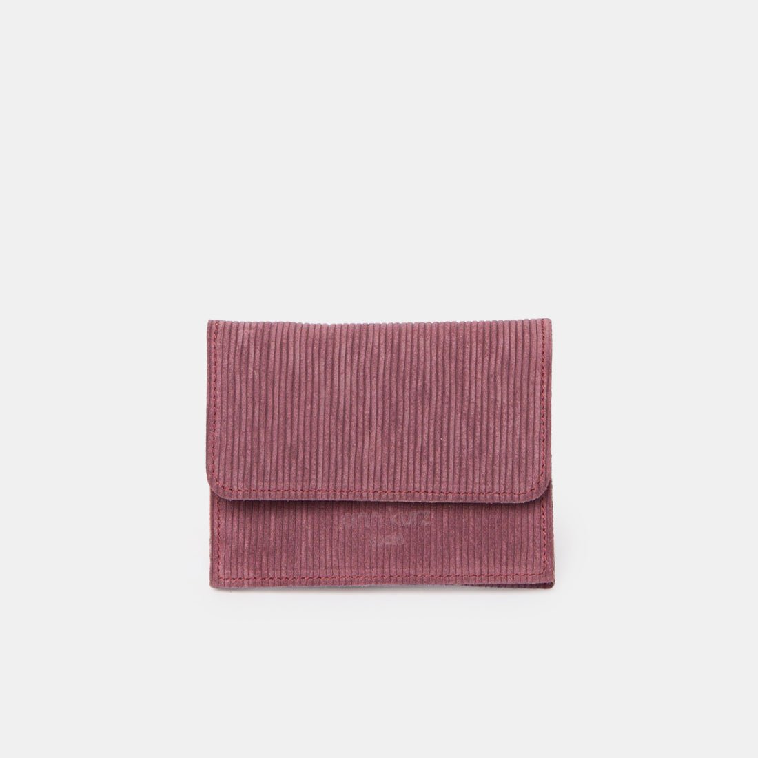 Mini Compact Purse - Ruffle Wine - ann kurz