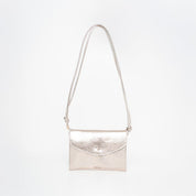 Mini Cute Clutch - Metallic Platin - ann kurz