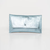 Mini Envelope - Metallic Hawaiian Blue - ann kurz