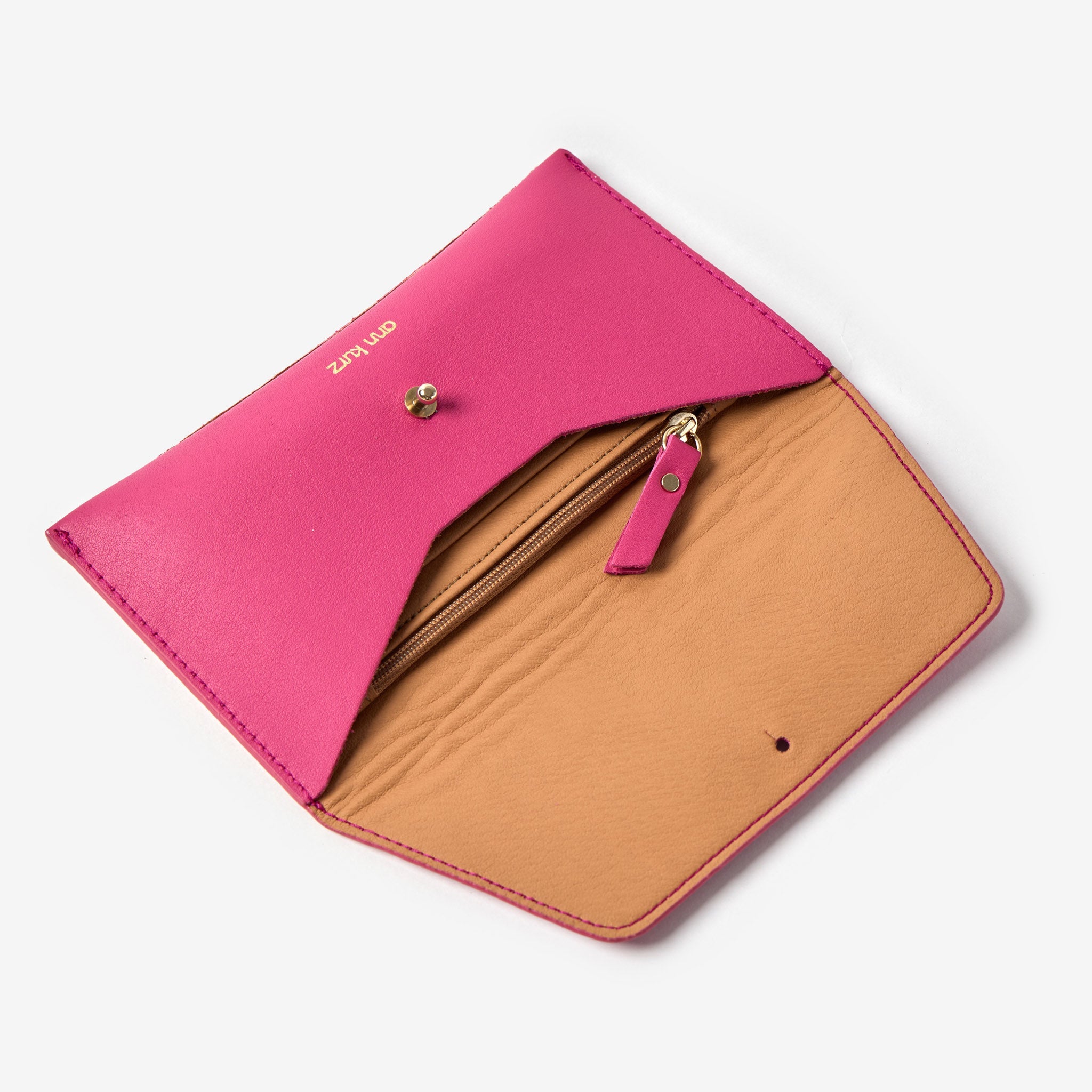 Mini Envelope - Nappa Pink - ann kurz