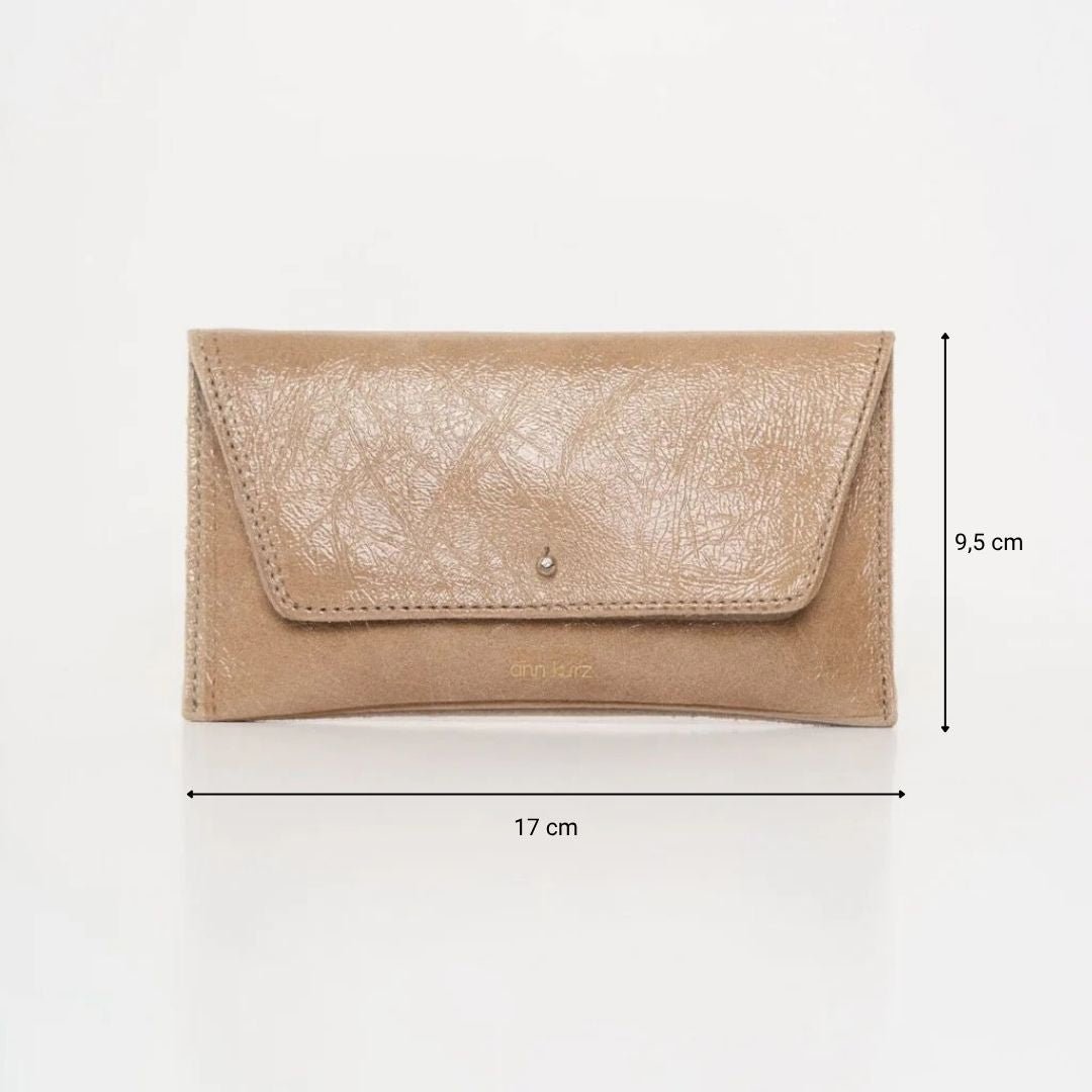 Mini Envelope - Patent Taupe - ann kurz