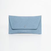 Mini Envelope - Recycled Suede Celeste - ann kurz