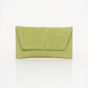 Mini Envelope - Recycled Suede Pistachio - ann kurz