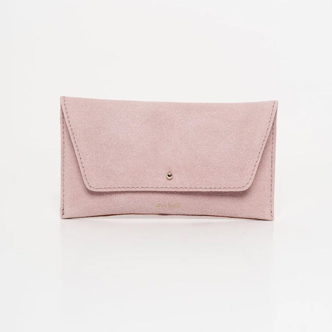 Mini Envelope - Recycled Suede Rosa - ann kurz