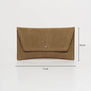 Mini Envelope - Recycled Suede Taupe - ann kurz
