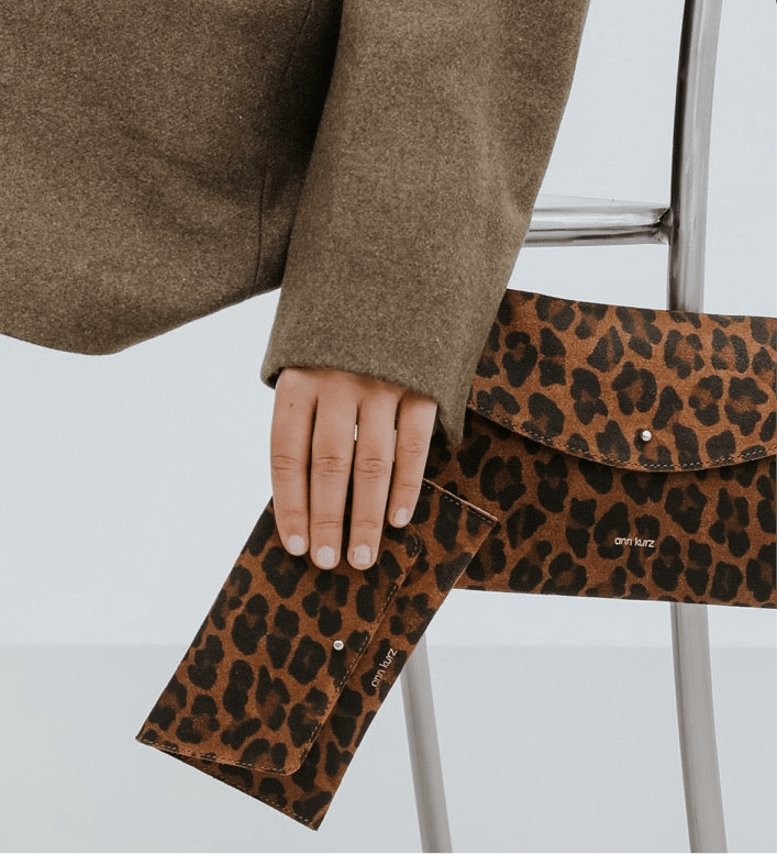 Mini Envelope Shape Wallet - Leo Brown - ann kurz