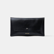 Mini Envelope Shape Wallet - Nappa Soft Black - ann kurz