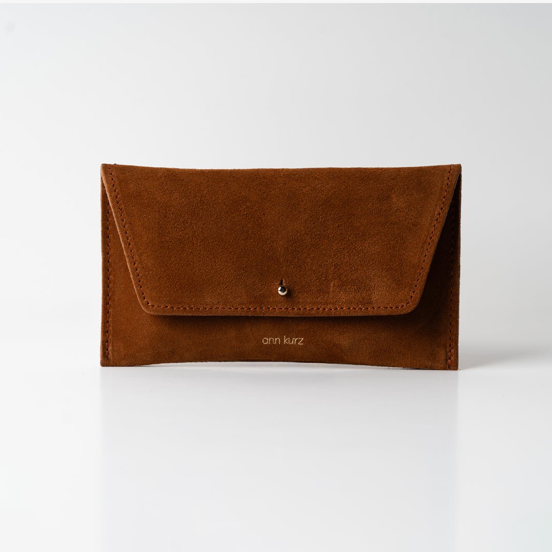 Mini Envelope - Suede Brown - ann kurz