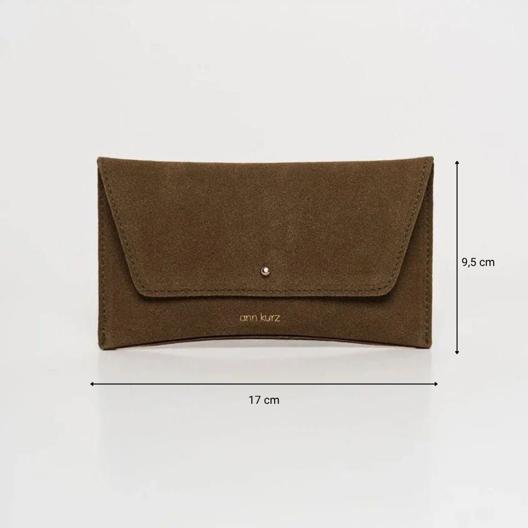 Mini Envelope - Suede Mocha - ann kurz