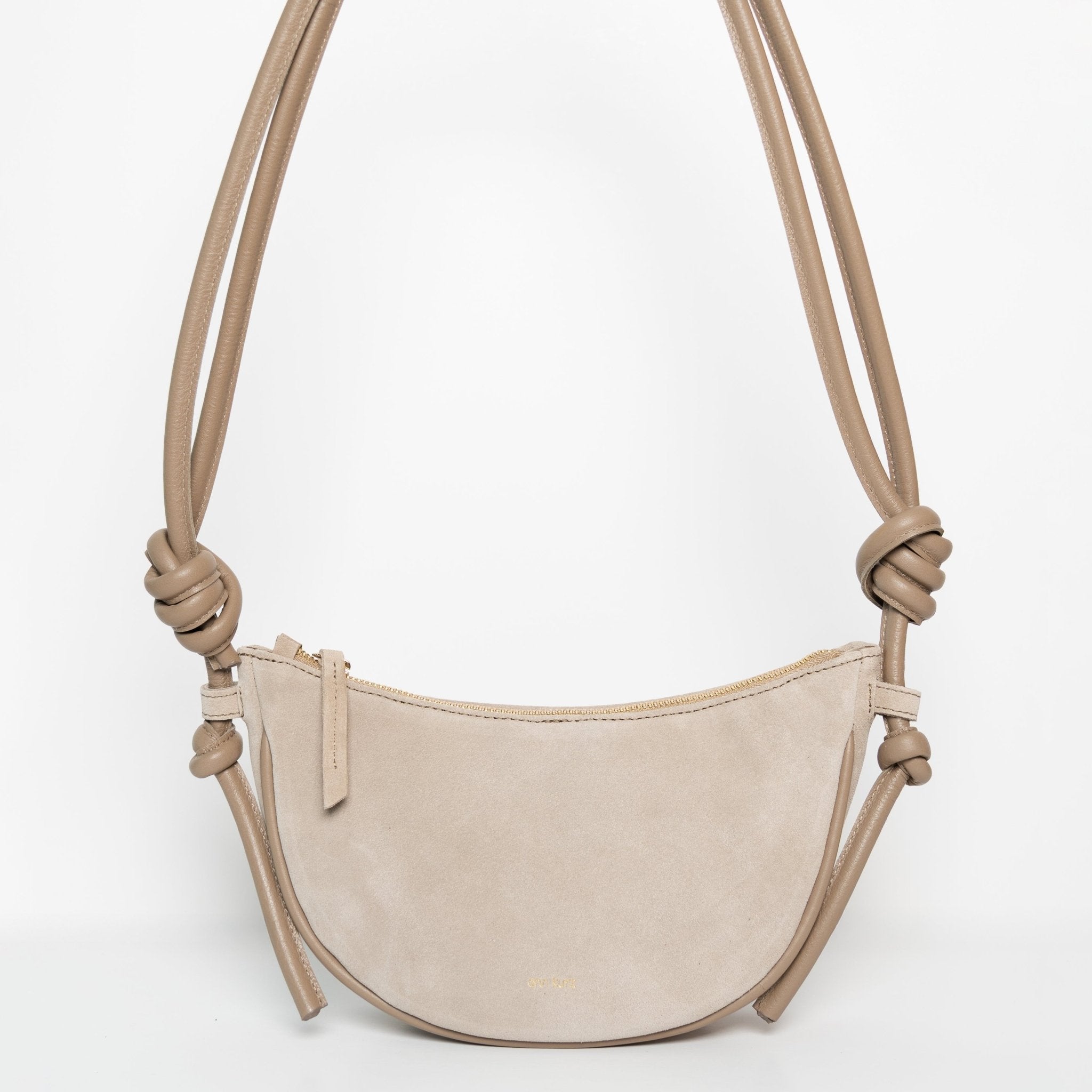 Mini Half Moon - Suede Caramelo - ann kurz