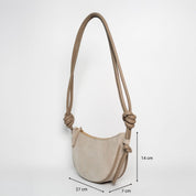 Mini Half Moon - Suede Caramelo - ann kurz