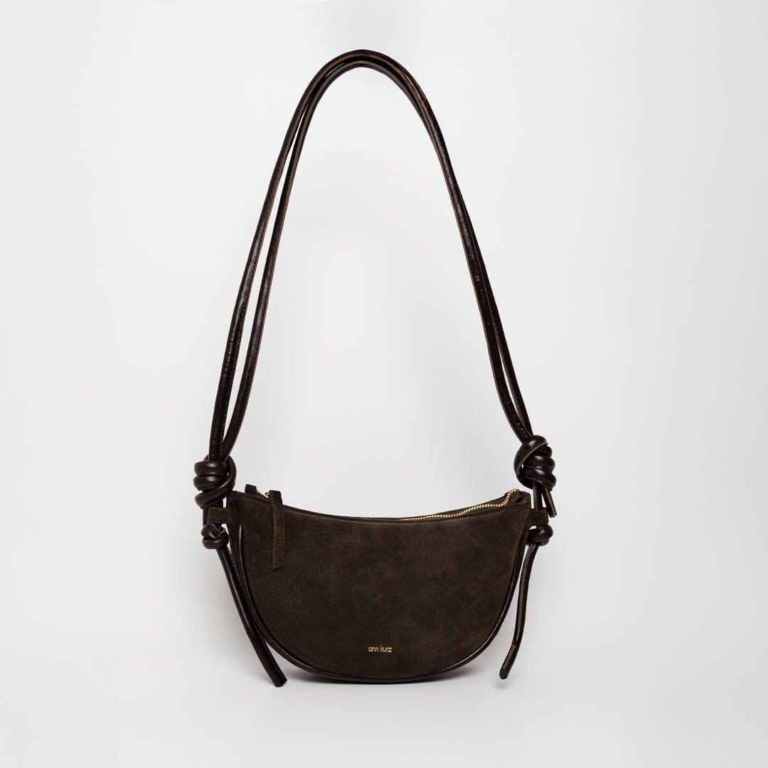 Mini Half Moon - Suede Mocha - ann kurz