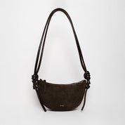 Mini Half Moon - Suede Mocha - ann kurz