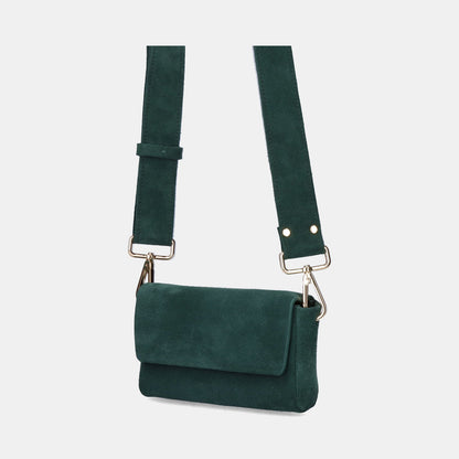 Mini Pack Shape Bag - Suede Sea Weed - ann kurz