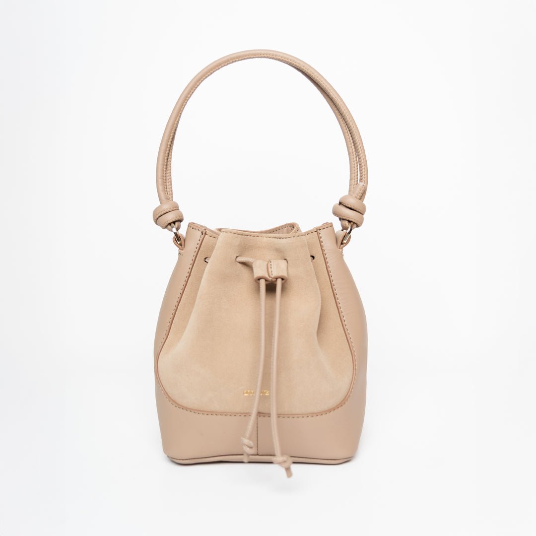 Mini Saku - Suede Mix Caramelo - ann kurz