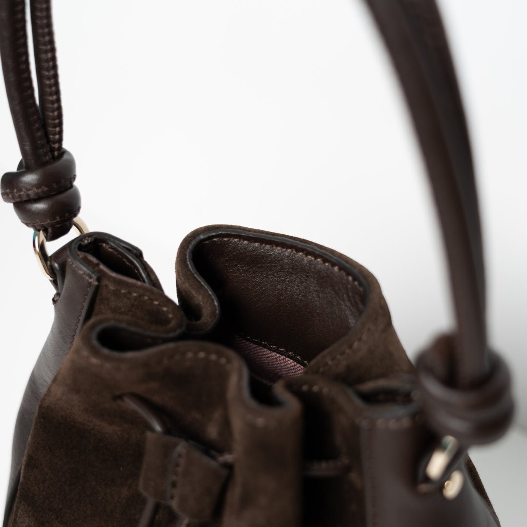 Mini Saku - Suede Mix Mocha - ann kurz