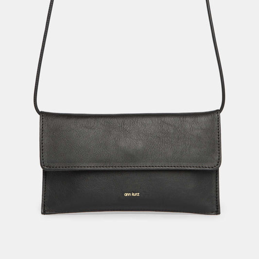 Mini Thin Clutch - Nappa Black - ann kurz