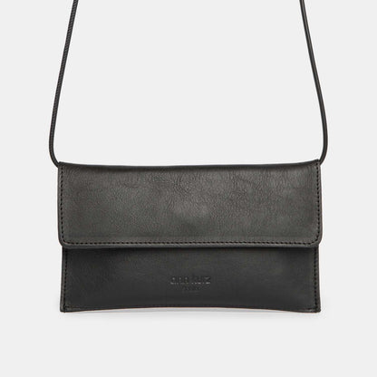 Mini Thin Clutch - Nappa Black - ann kurz