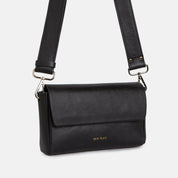 Pack Large Shape Shoulder Bag - Nappa Black - ann kurz
