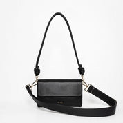 Pack Large with 2 Straps - Nappa Black - ann kurz