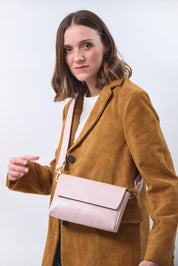 Pack Large with 2 Straps - Patent Rosa - ann kurz