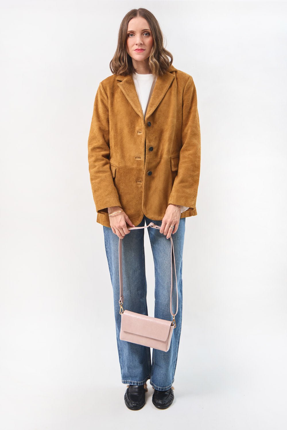 Pack Large with 2 Straps - Patent Rosa - ann kurz