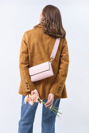 Pack Large with 2 Straps - Patent Rosa - ann kurz