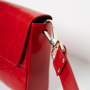 Pack Large with 2 Straps - Shiny Nappa Rosso - ann kurz