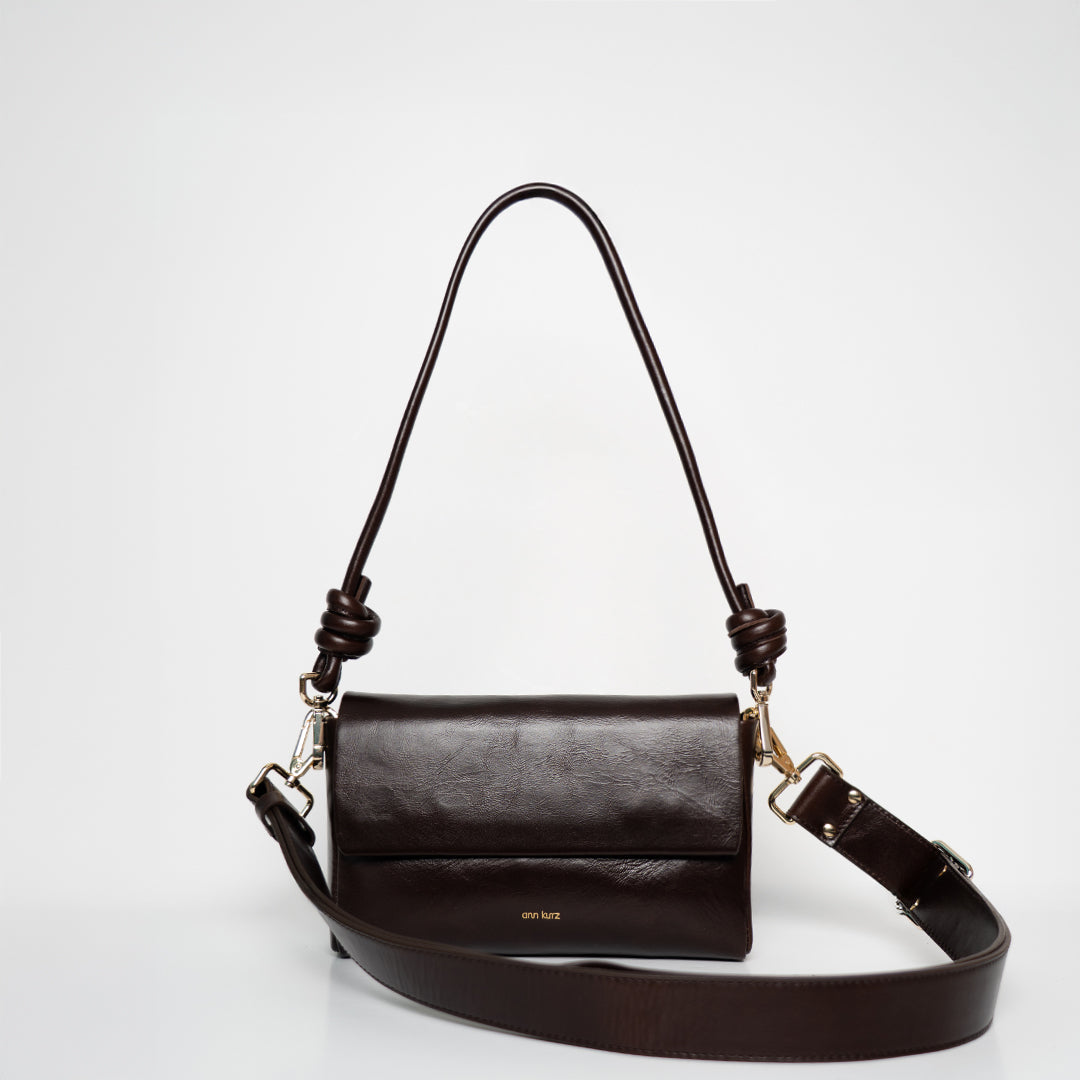 Pack Large with 2 Straps - Shiny Nappa Mocha