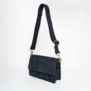 Perfect Square - Croco Print Suede Mocha - ann kurz