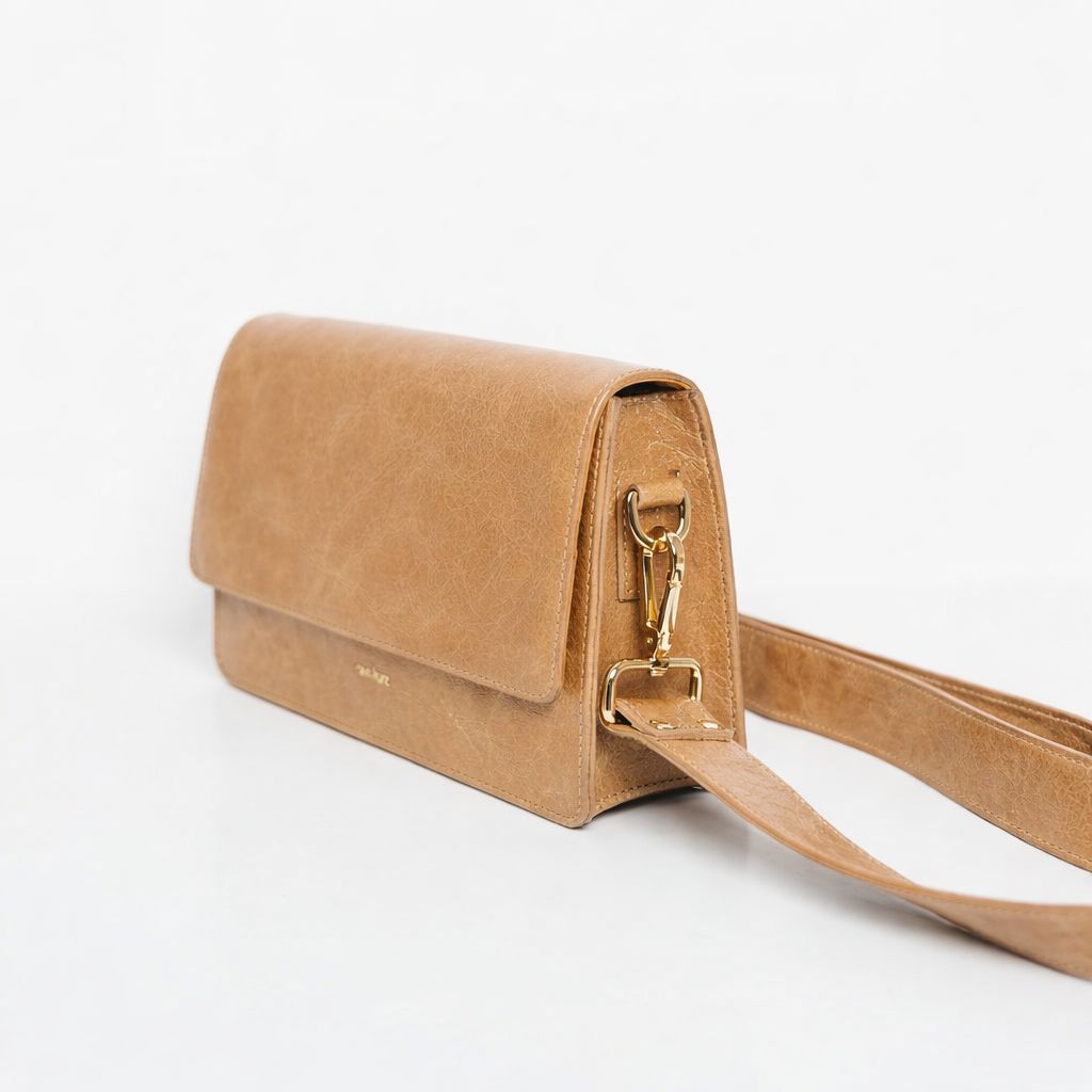 Perfect Square - Patent Taupe - ann kurz