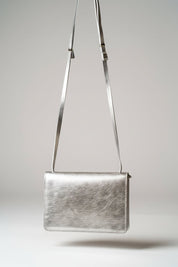 Phone Bag Medium - Metallic Platin - ann kurz