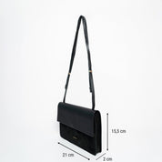 Phone Bag Medium - Nappa Suede Mix Black - ann kurz