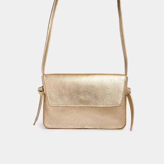 Pretty Clutch - Metallic Champagne - ann kurz