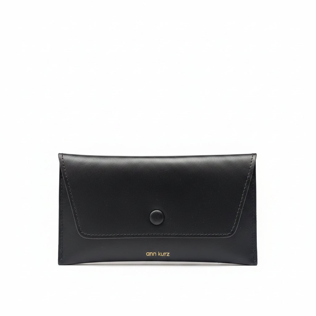 Pretty Envelope - Nappa Black - ann kurz