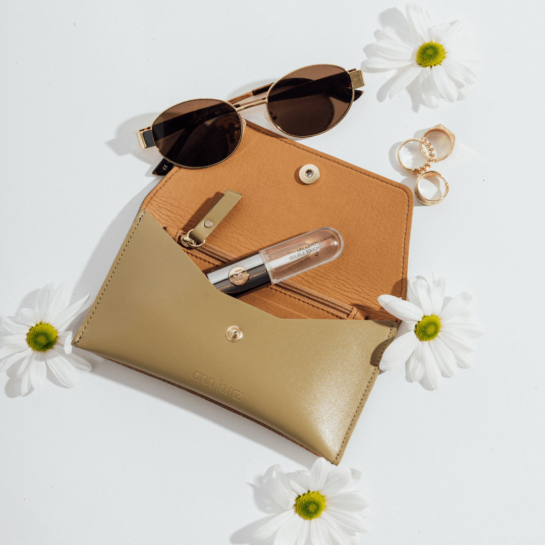 Pretty Envelope - Nappa Premium Alga - ann kurz