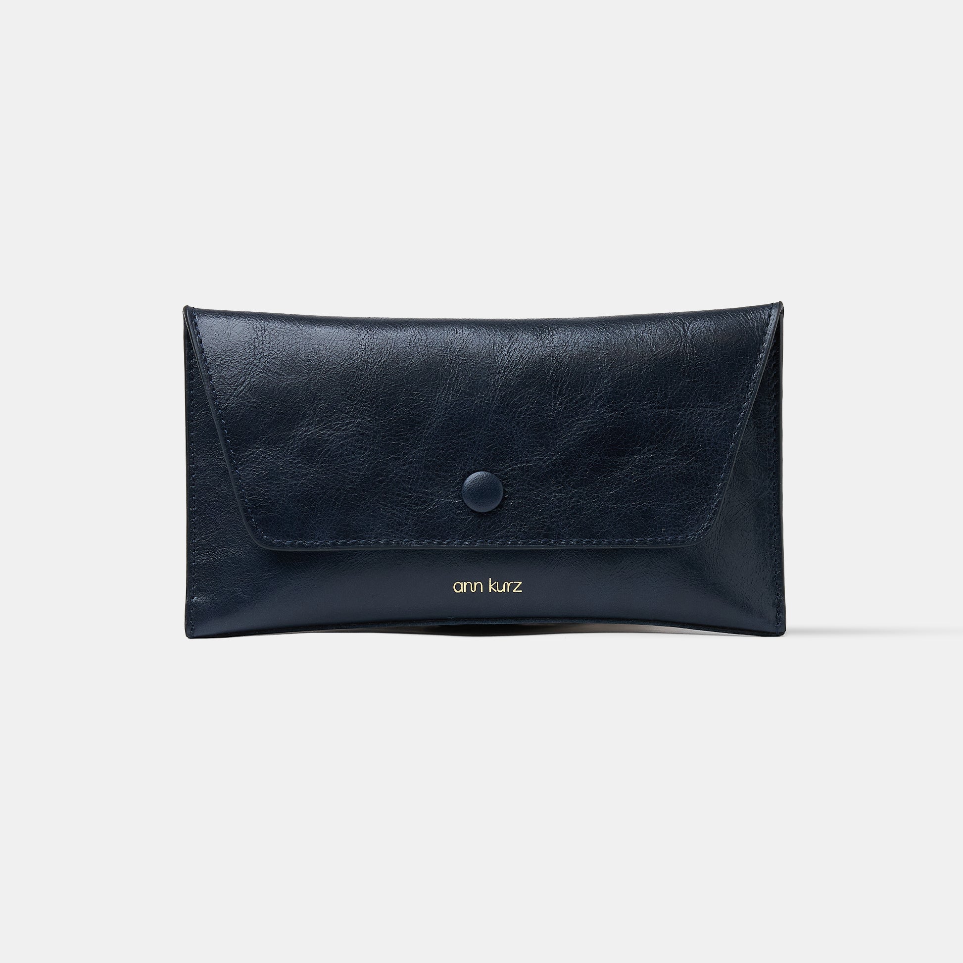 Pretty Envelope - Shiny Leather Navy - ann kurz