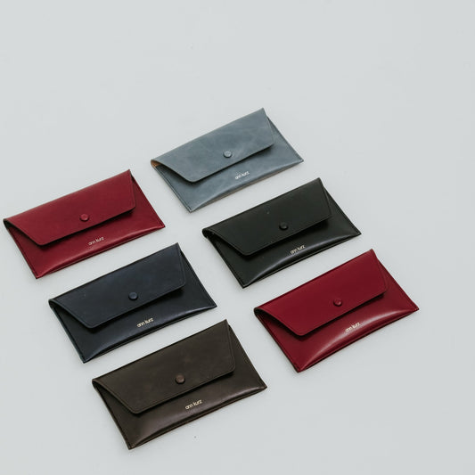 Pretty Envelope - Shiny Leather Wine - ann kurz