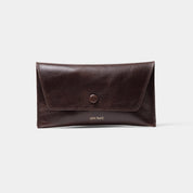 Pretty Envelope - Shiny Nappa Mocha - ann kurz