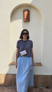 Mini Cute Clutch - Metallic Platin