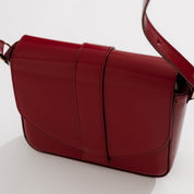 Satchel Crossbody - Nappa Premium Wine - ann kurz