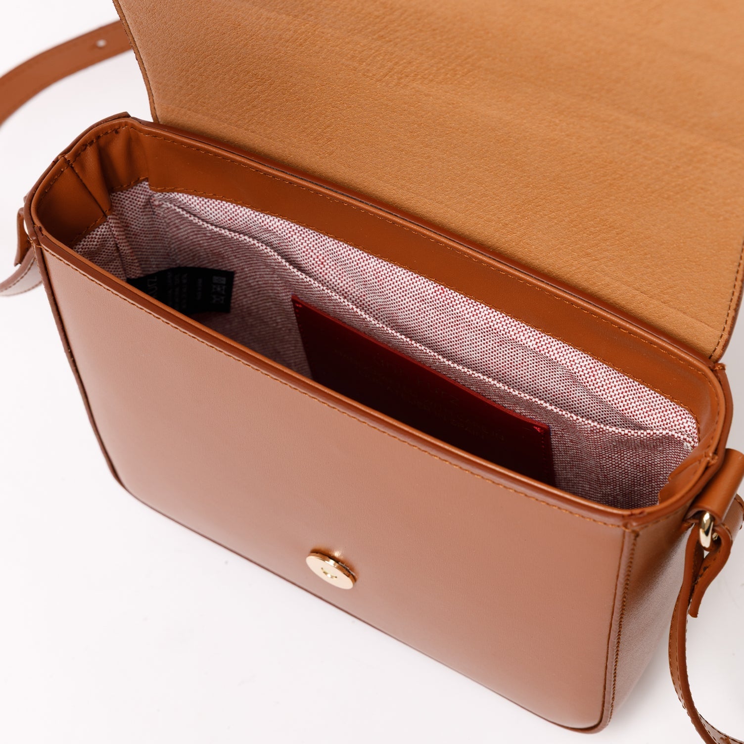 Satchel Crossbody - Nappa Premium Wine - ann kurz