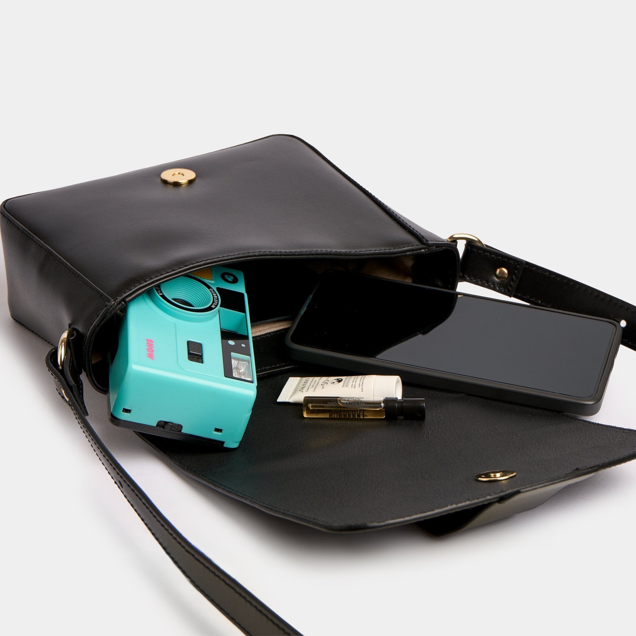 Shatel Crossbodybag - Nappa Black - ann kurz