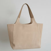 Shoulder Shopper - Suede Caramelo - ann kurz