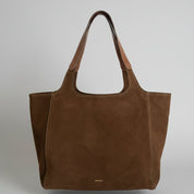 Shoulder Shopper - Suede Fango - ann kurz