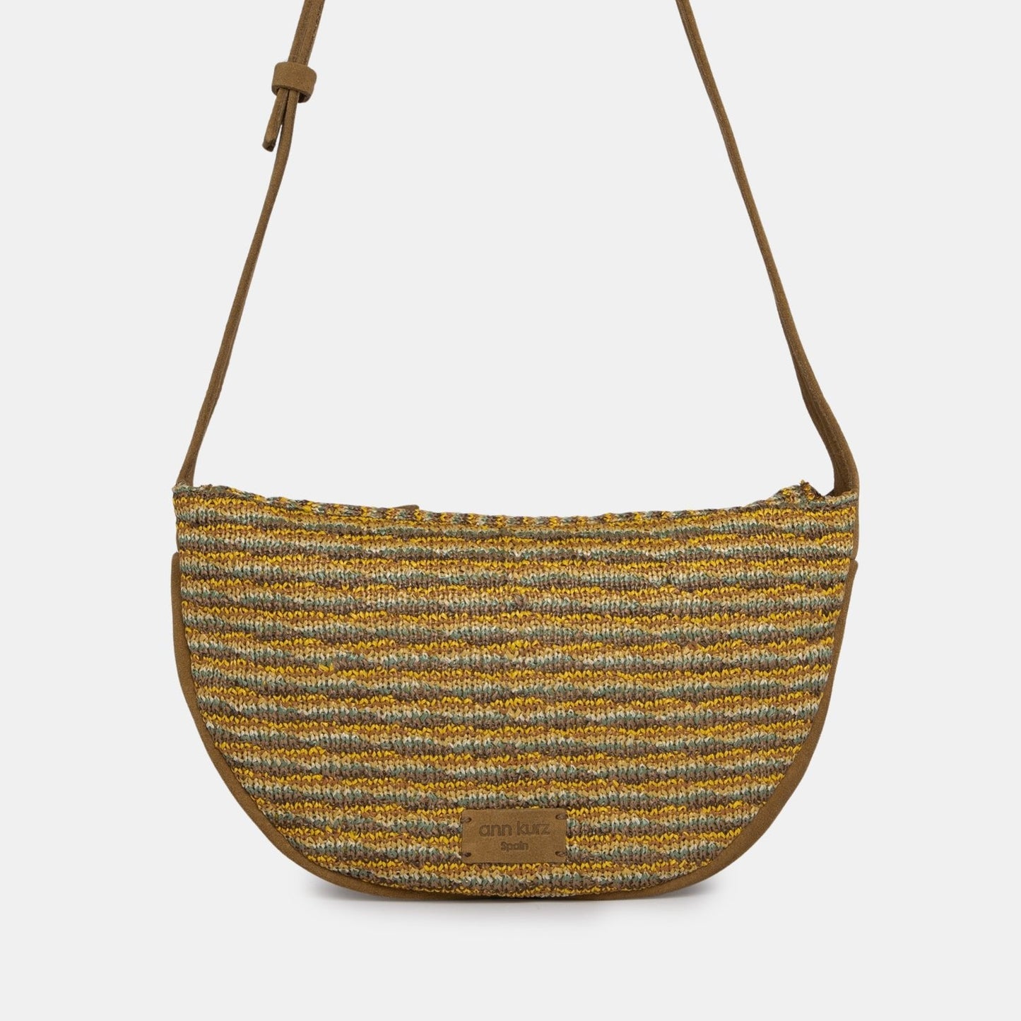 Soft Half Moon Shoulder Bag - Textil Multicolor - ann kurz