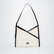 Split Shape Tote - Linen Beige - ann kurz